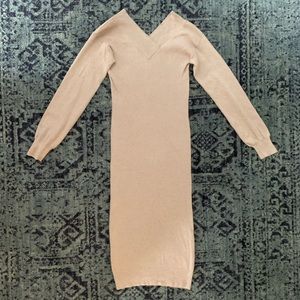 Hippie Rose Beige Dress | Size S